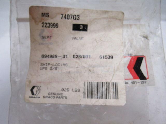 Graco 223999 Valve Seat 7/16-14 Lot of 3