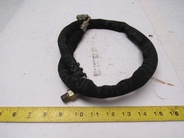Dayco AX04 E-Z Flex Hose 1/4" ID W/ Protec Nylon Hose Sleeve 35" OAL