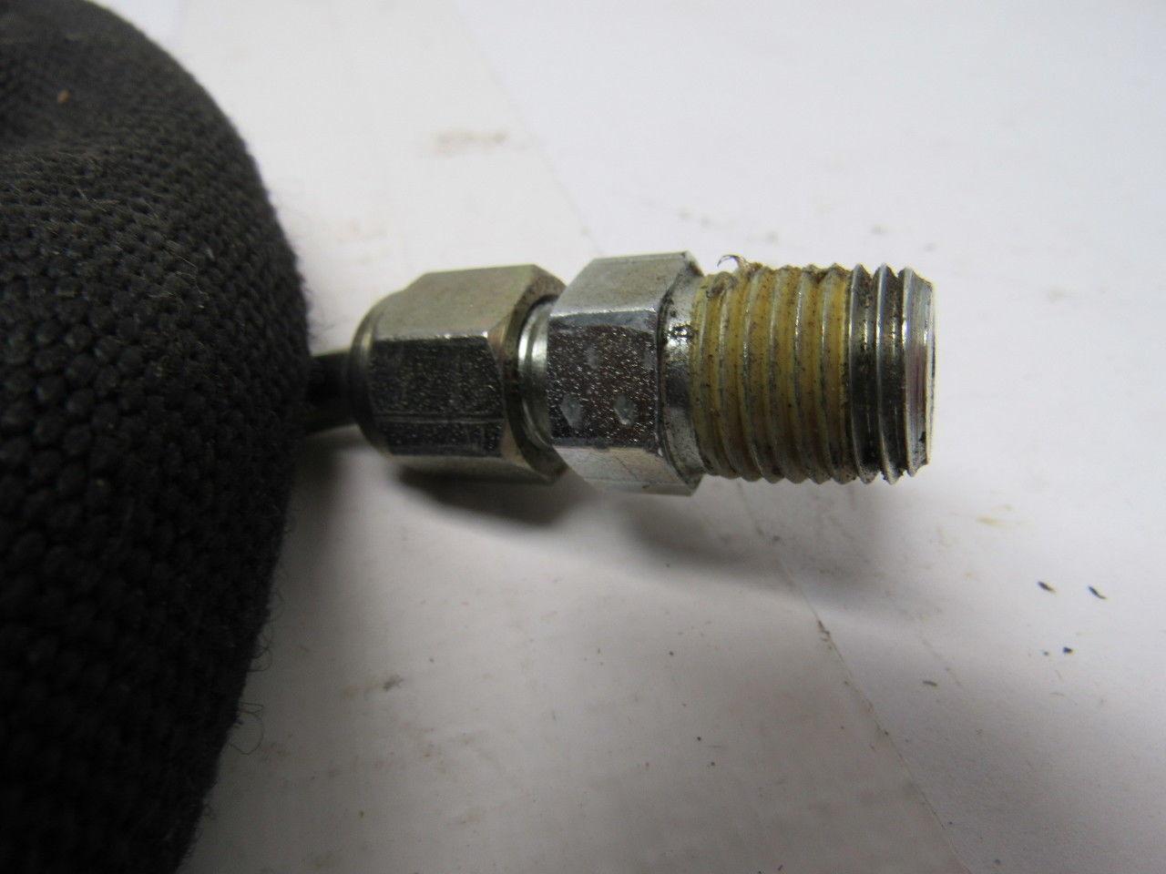 Dayco AX04 E-Z Flex Hose 1/4" ID W/ Protec Nylon Hose Sleeve 35" OAL