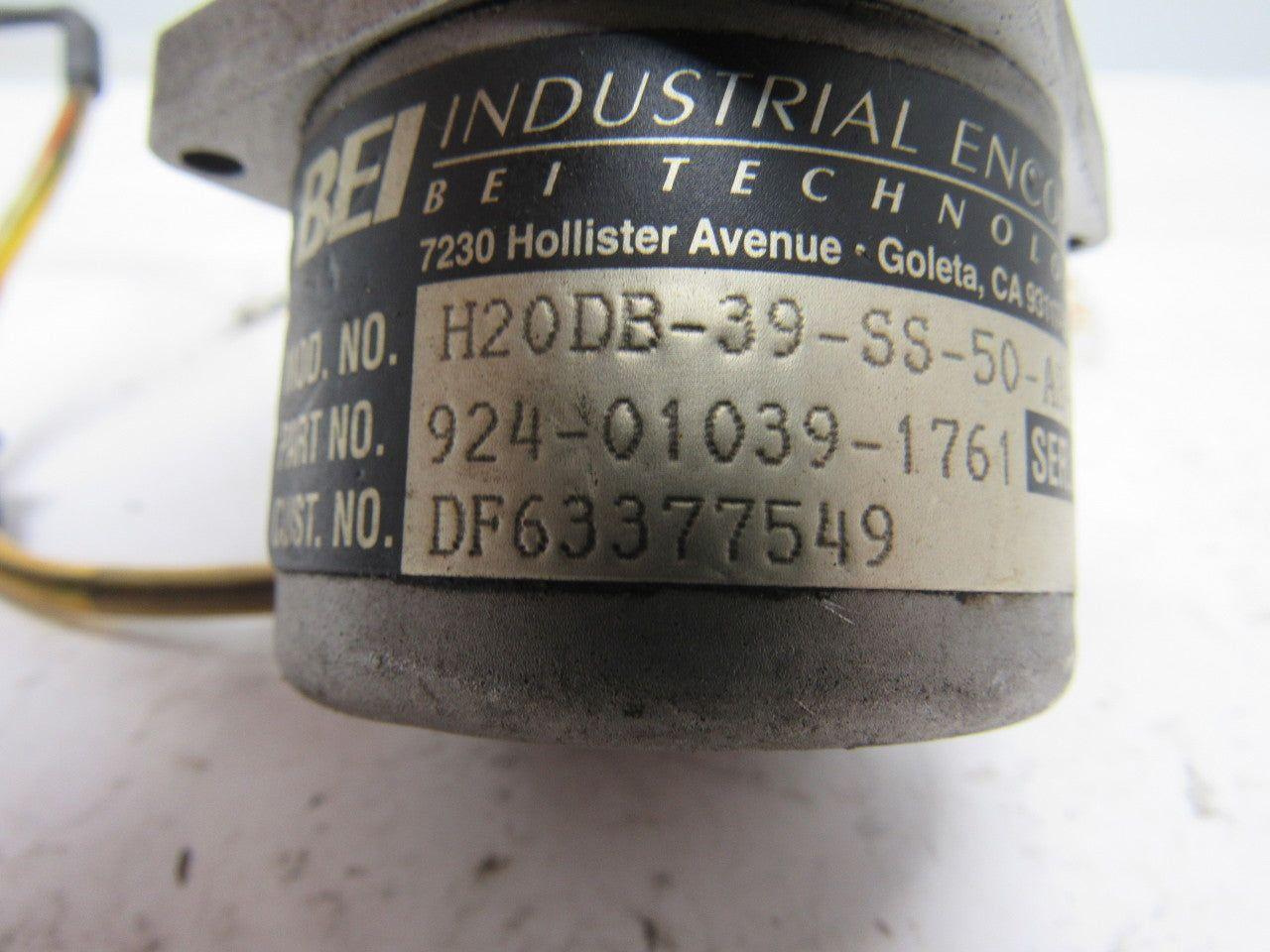 BEI H20DB-39-SS-50-AB-3904-SC18-24V Optical Incremental Encoder