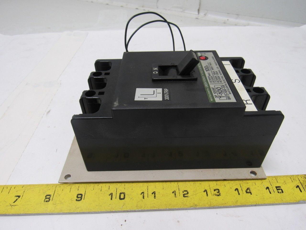 MATSUSHITA T-100 3P 100AF HITACHI SEIKI HT20SII Thyristor 100 A Circuit Breaker