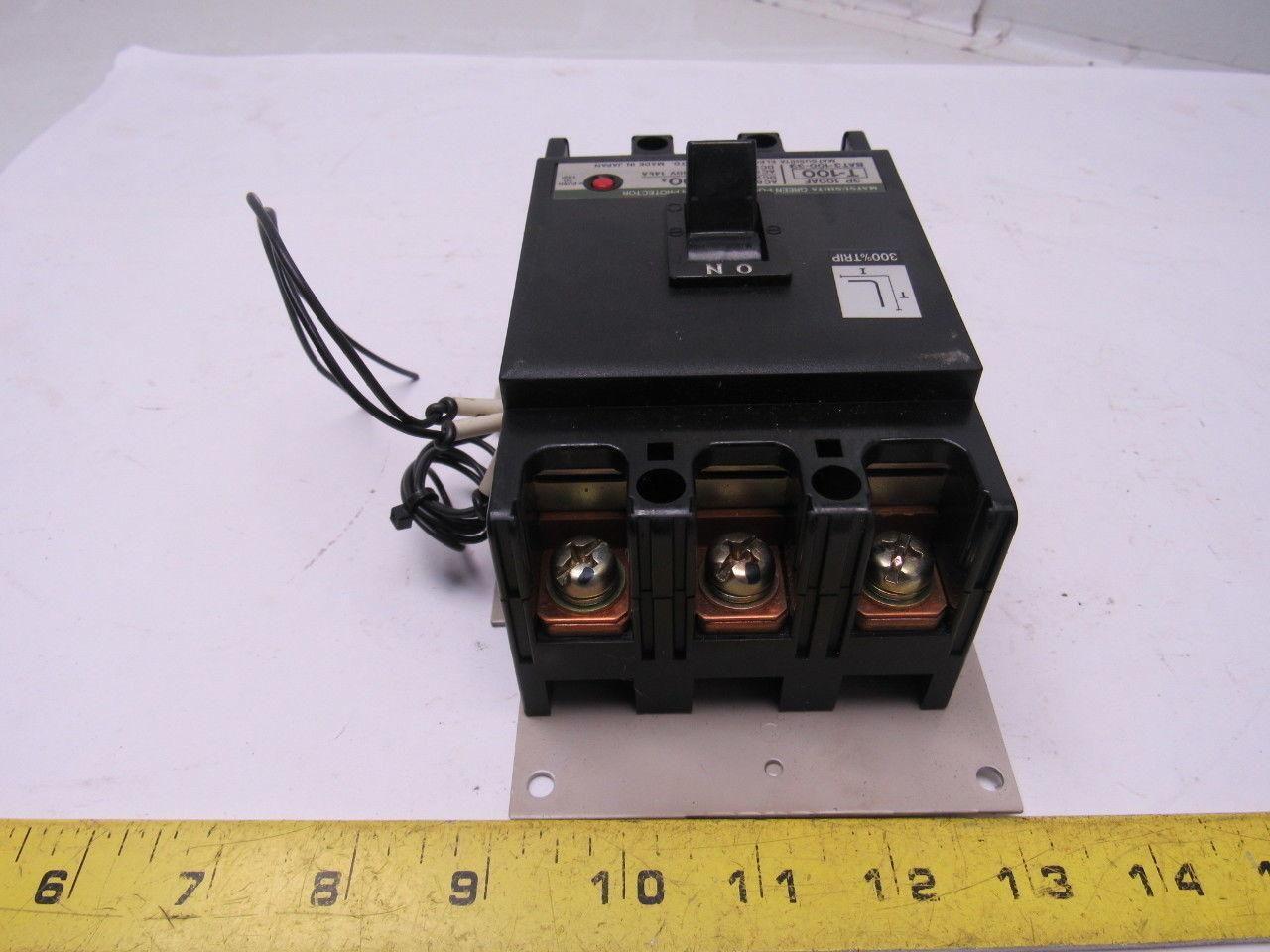 MATSUSHITA T-100 3P 100AF HITACHI SEIKI HT20SII Thyristor 100 A Circuit Breaker
