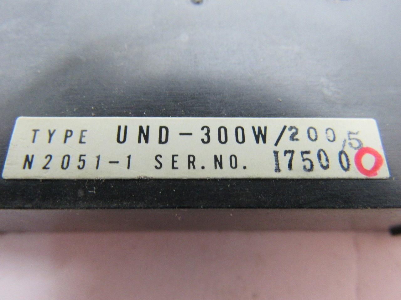 YASKAWA HITACHI UND-300W/200/5 Current Transformer From Seiki HT20SII