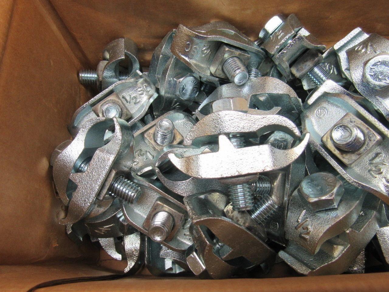 Steel City PC-50PAR 1/2" Galvanized Parallel Type Rigid Conduit Clamp Lot Of 50