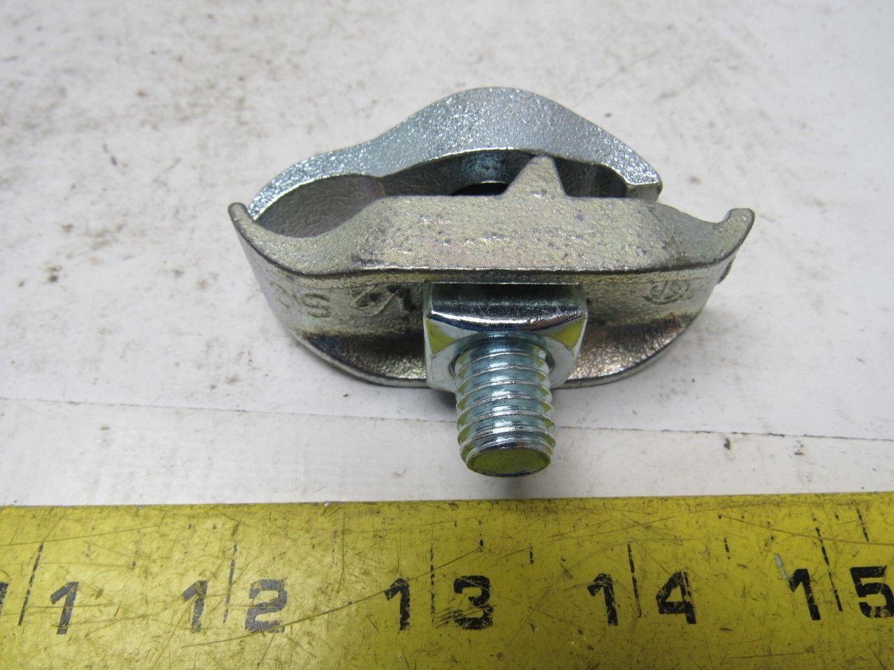 Steel City PC-50PAR 1/2" Galvanized Parallel Type Rigid Conduit Clamp Lot Of 50