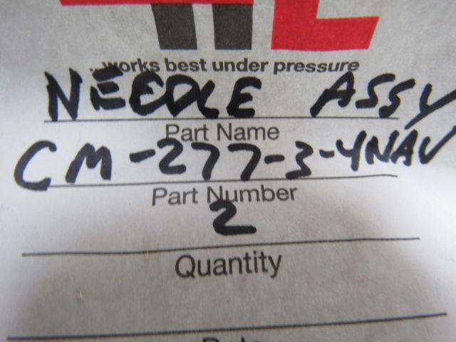 Hydro-line CM-277-3-4NAV Hydraulic Cylinder Needle& Ball Check Assembly Bag of 2