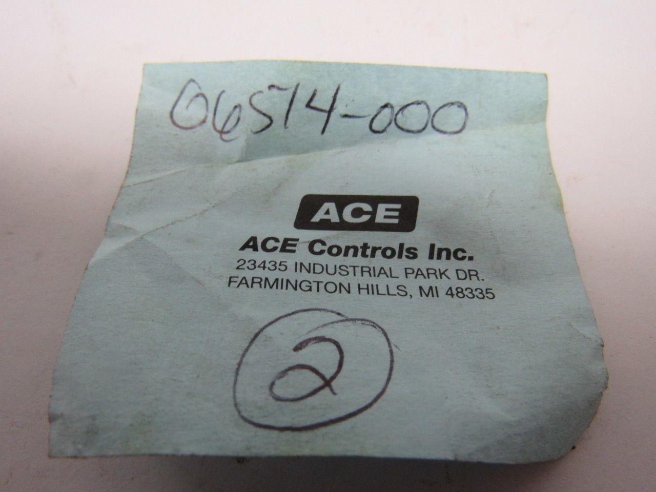 Ace Controls 06514-000 Safety Shock Absorber Square Flange 44mm ID. Lot of 2