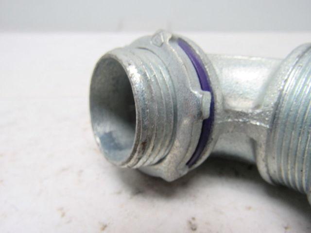 1" Malleable Iron 90 Degree Liquidtight Connector Lot Of 5