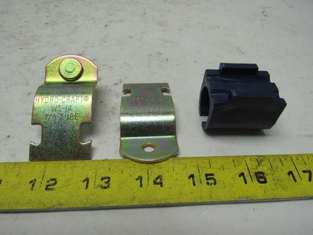 Hydro-craft WS-14 Walker Strut Channel Mount Tubing Clamp 7/8" Bag of 5 Sets