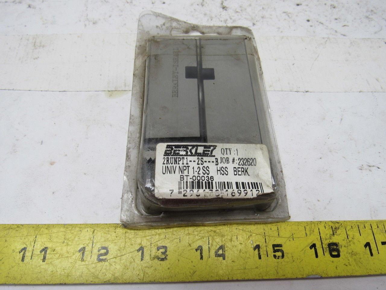 Berkley BT-00036 Universal Pipe Dies 1"-2" NPT High Speed For Stainless Steel