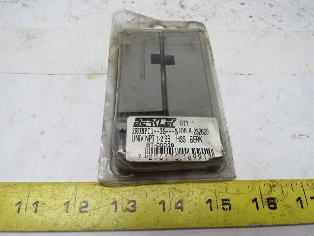 Berkley BT-00036 Universal Pipe Dies 1"-2" NPT High Speed For Stainless Steel