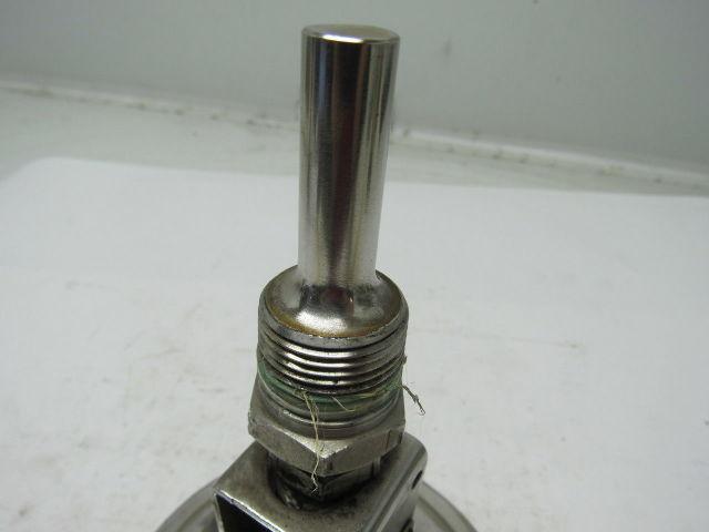 Eisenmann CR5011H 5" Stainless Steel Bimetal Dial Thermometer w/Adjustable Stem