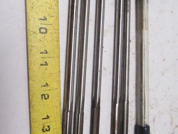 TRI_ANGLE R16153 5/16" Straight 6 & 4 Flute Chucking Reamers Lot of 6 (3 Each)