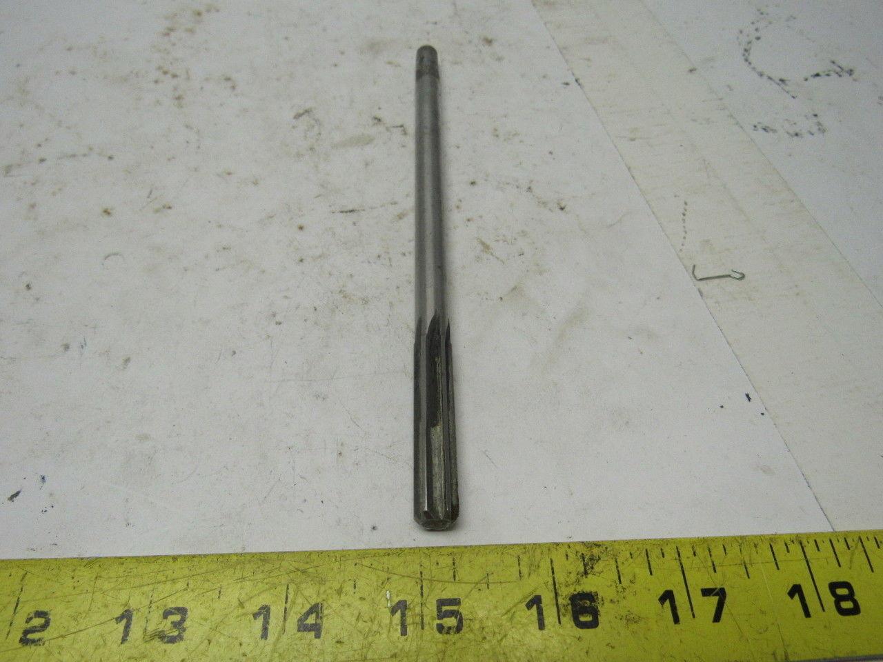 3/8" Chucking Reamers Assorted Lot/5 USA Mfgs. 4&6 Flute 7" W/ 1-3/4" Flutes