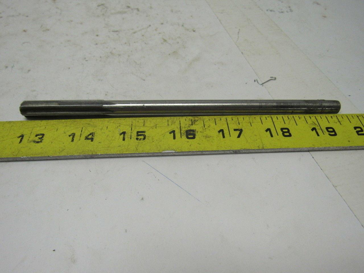 3/8" Chucking Reamers Assorted Lot/5 USA Mfgs. 4&6 Flute 7" W/ 1-3/4" Flutes