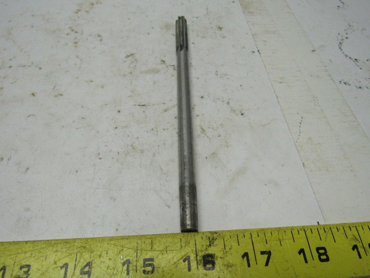 3/8" Chucking Reamers Assorted Lot/5 USA Mfgs. 4&6 Flute 7" W/ 1-3/4" Flutes