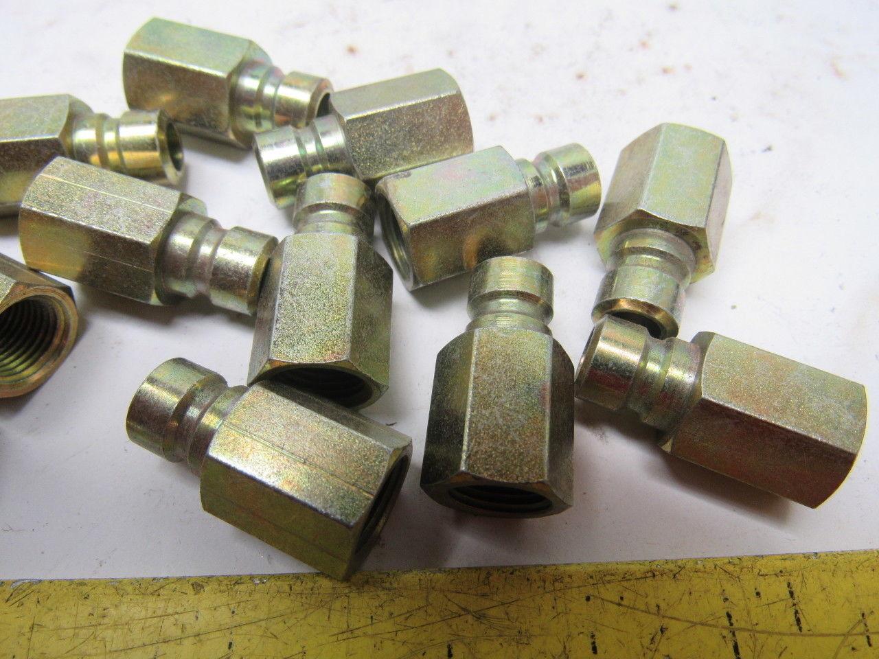 Jiffy-Matic JPf-0250 NPT Female Plug, 1/16" NPT Lot Of 18