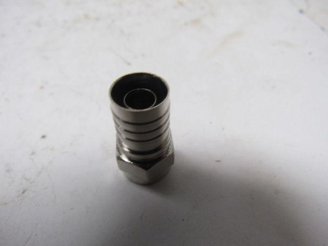 AIM 25-7032 RF Coaxial Connector F-59ALM Crimp Male For RG-6 Cable Bag of 100