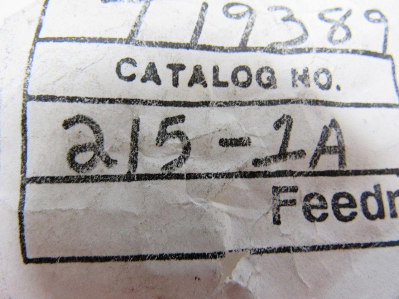Feedrail T19389P 215-1A Silver Tungsten Contact 225 Amp For FH Series Feedrail