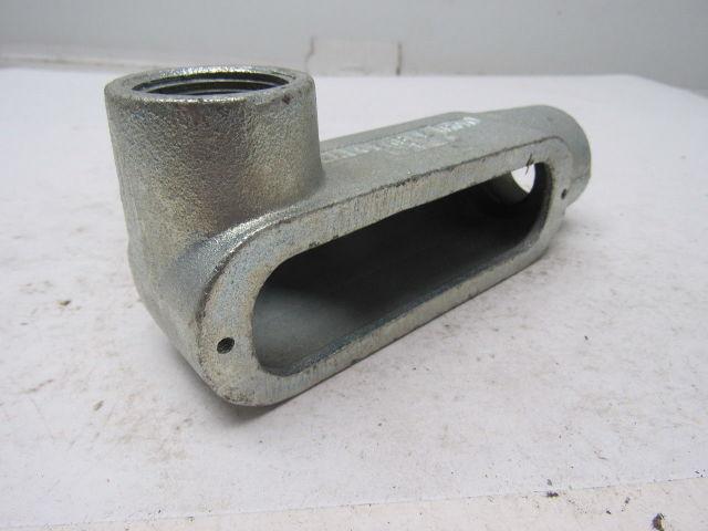OZ Gedney LL-100 Conduit Body Thread Size 1" Iron Style L Lot of 6