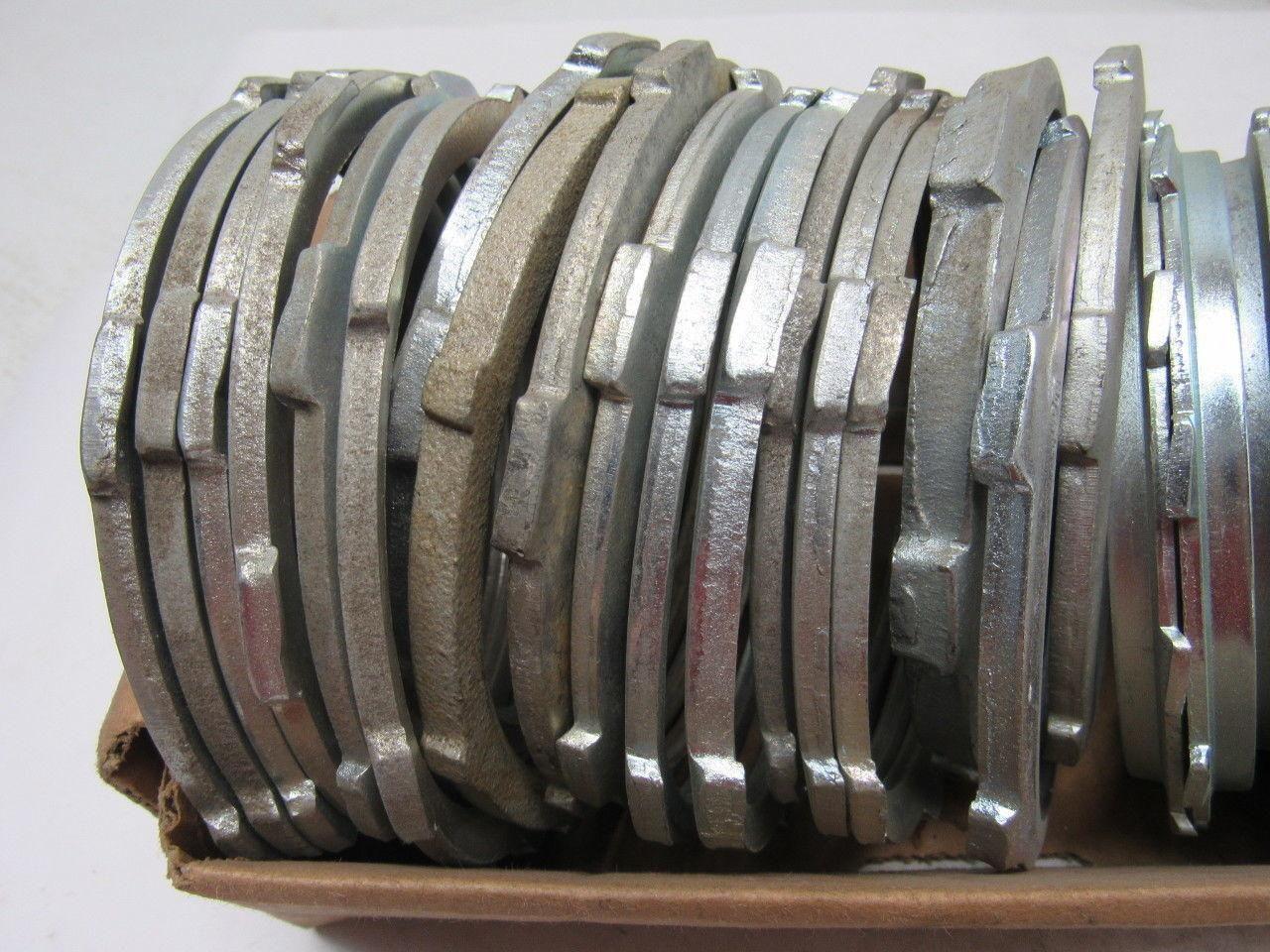 4" Steel Conduit Locking Nut, Mix Of Manufacturers Lot Of 54