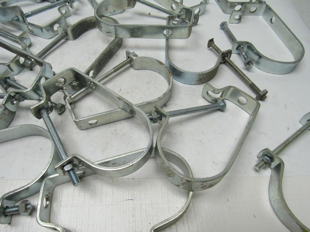 2" Steel Conduit Hanger J - Type 3/8" Rod Lot of 21