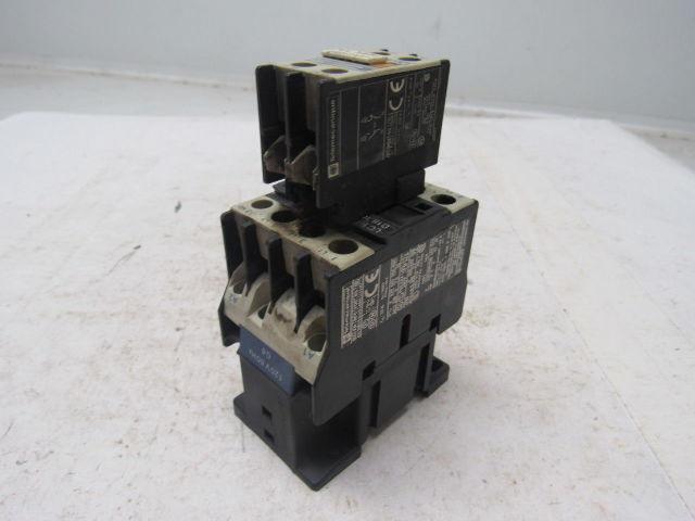 Telemecanique LC1D1810 4 Pole Contactor 230V W/LA1DN11 Auxiliary Contact Block