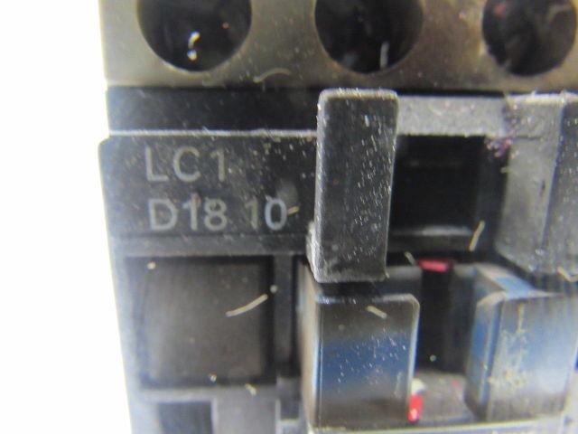 Telemecanique LC1D1810 4 Pole Contactor 230V W/LA1DN11 Auxiliary Contact Block
