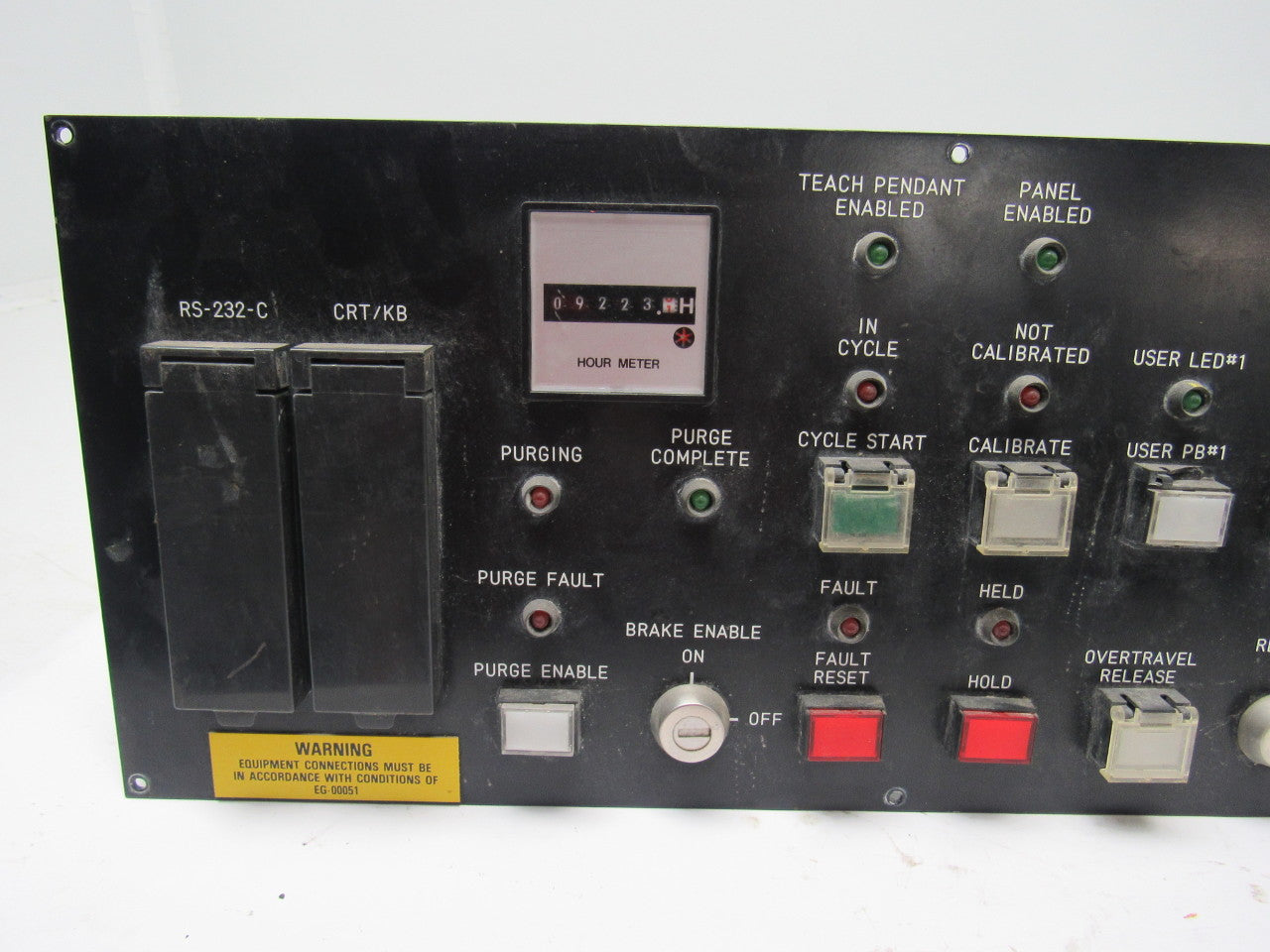 Fanuc A05B-2047-C123 Operator Panel For Built-In CRT