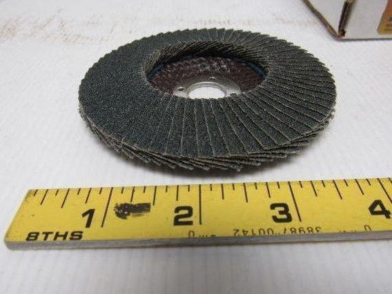 Norton 19263 Charger 60 Grit Flap Disc 4" X 5/8" Box Of 5