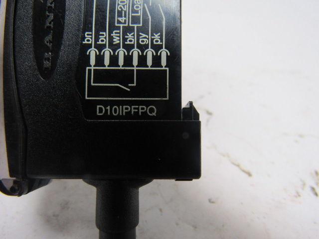 Banner D10IPFPQ D10 Expert Analog & Discrete Output Red Beam 6-pin Cable