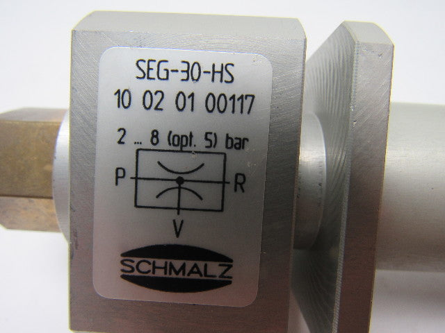 Schmalz SEG-30-HS Exhaust Ejector Check Valve For Vacuum System Lifter MS6-01