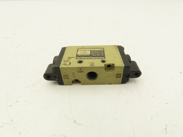Norgren MH12BDA23A000 Pneumatic Directional Control Valve 1/8" 150PSIG Lot of 3