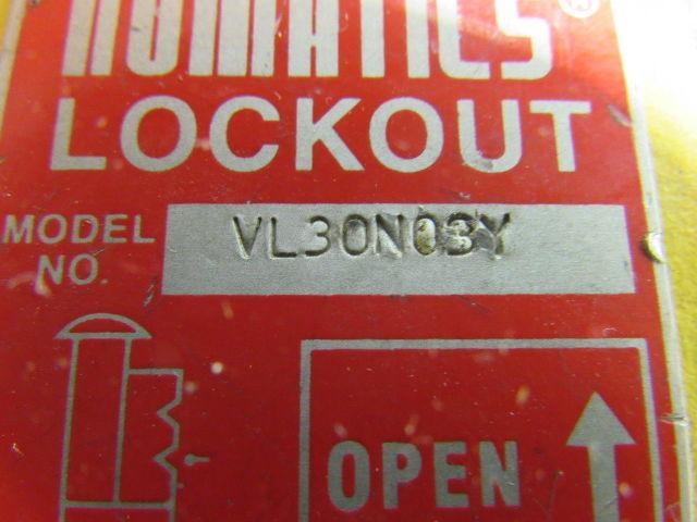 Numatics VL30N03Y Manual Lockout Valve 3/8" NPTF In/Out & Exhaust