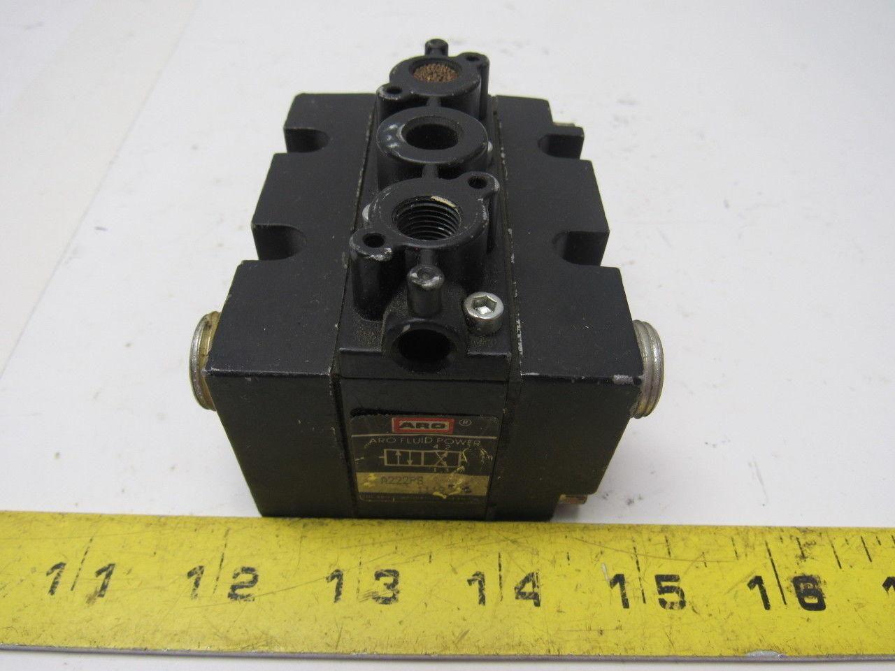 Aro A222PS Pilot Air Valve 1/4" Ports 150 PSI W/End Caps