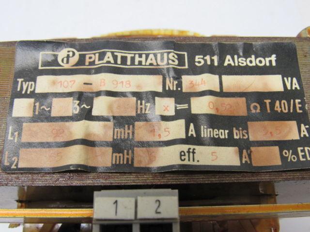 Platthaus 107-B918 Nr.344 92/55mH Choke