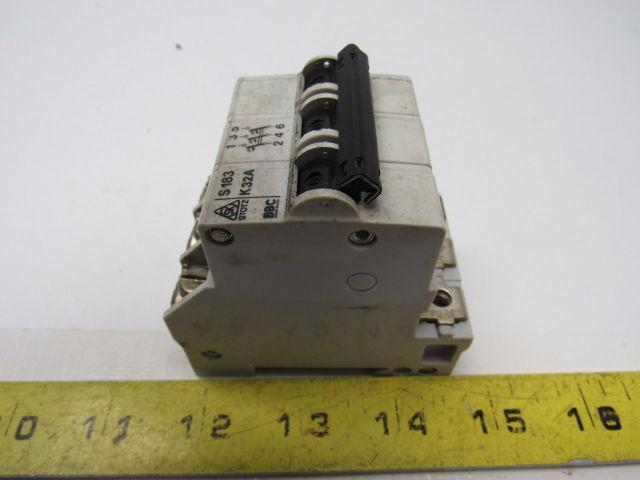 StotZ BBC S 183 K32A 32 Amp 3 Pole Circuit Breaker