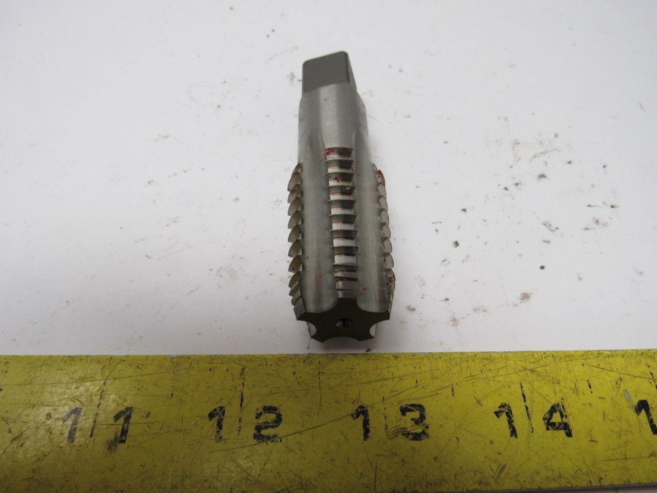 Cleveland 64111 1/2-14 HSGT NPTF 5F MH INT Straight 4 Flute Bottoming Tap