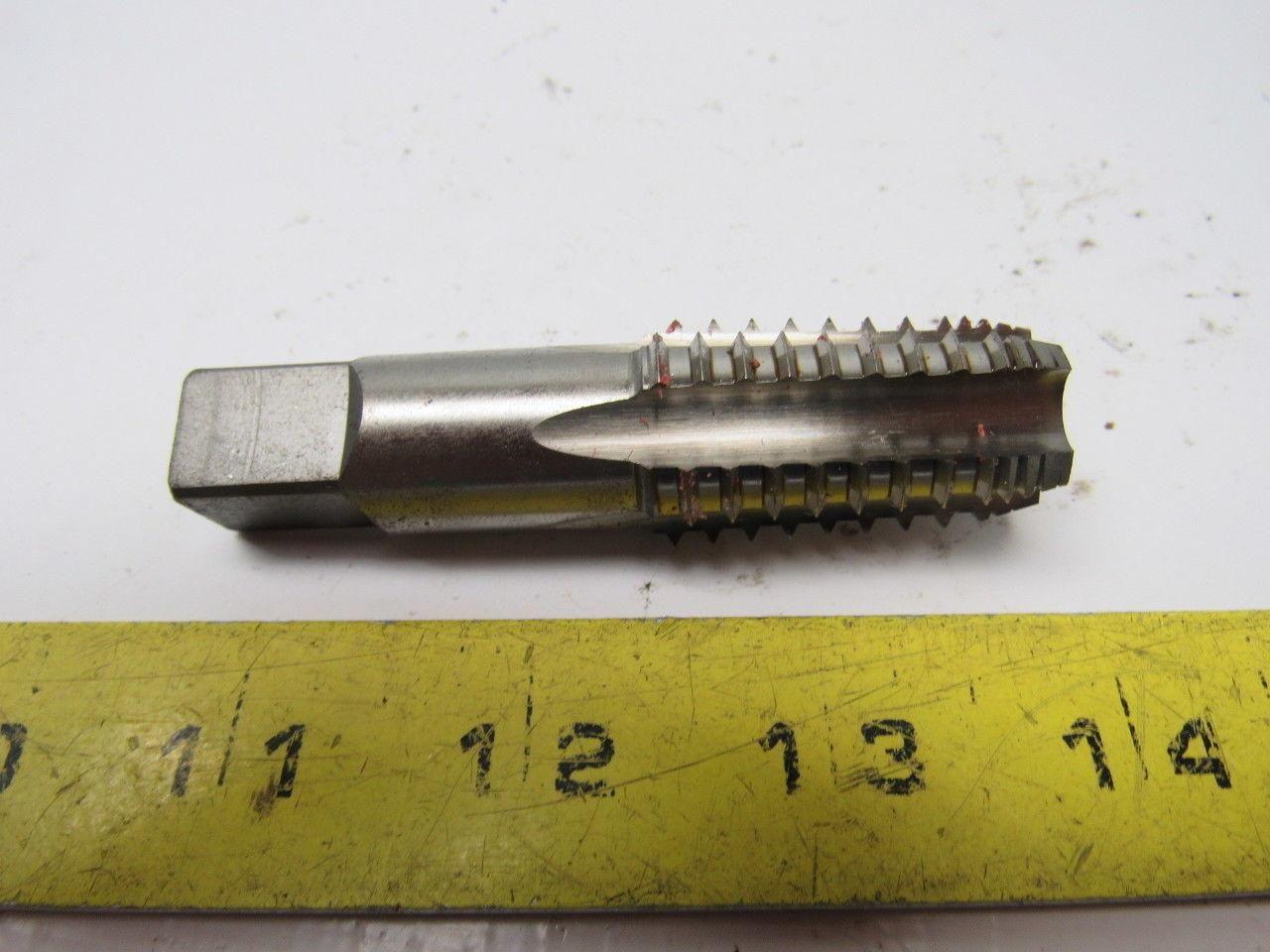Cleveland 64111 1/2-14 HSGT NPTF 5F MH INT Straight 4 Flute Bottoming Tap