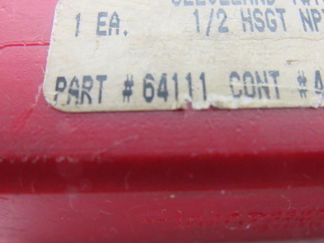 Cleveland 64111 1/2-14 HSGT NPTF 5F MH INT Straight 4 Flute Bottoming Tap