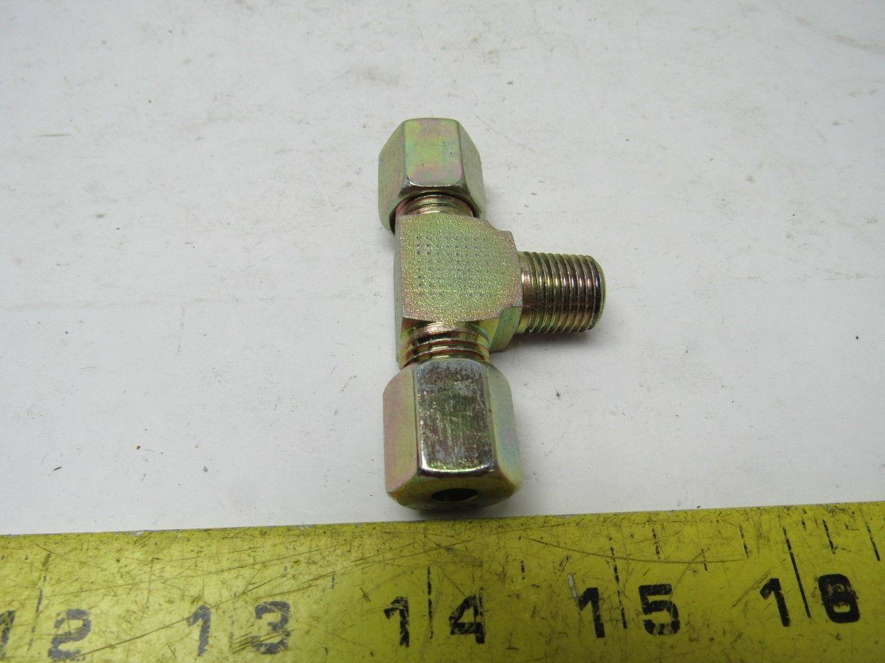 MMCC 2353TE 6 mm Compression Branch Tee M14x1.5 Fittings Lot Of 5