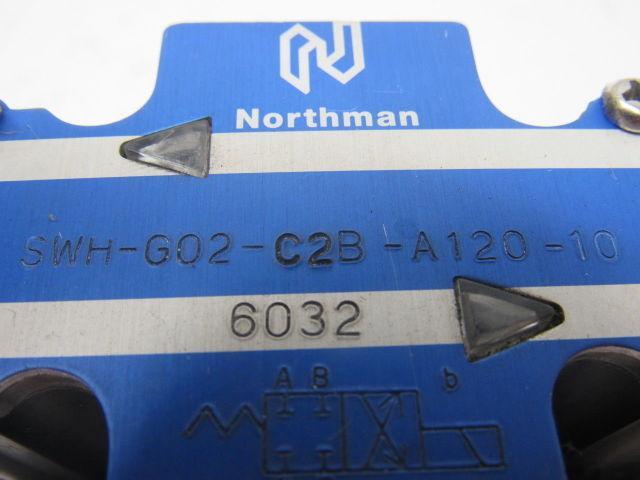 Northman SWH-G02-C2B-A120-10 Hydraulic Directional Valve 110V Single Solenoid