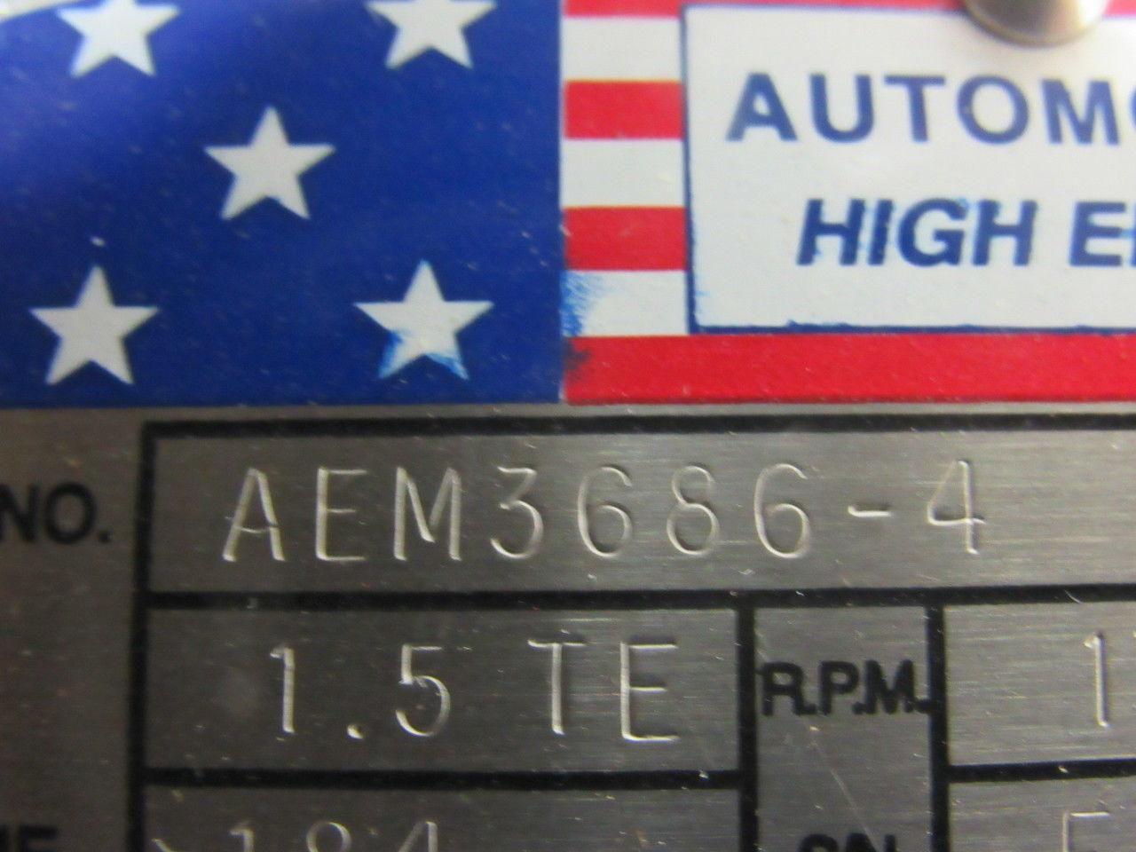 BALDOR AEM3686-4 1-1/2 HP TE 460V 3PH 1750RPM Frm184 AC Motor 7/8" Shaft NOS