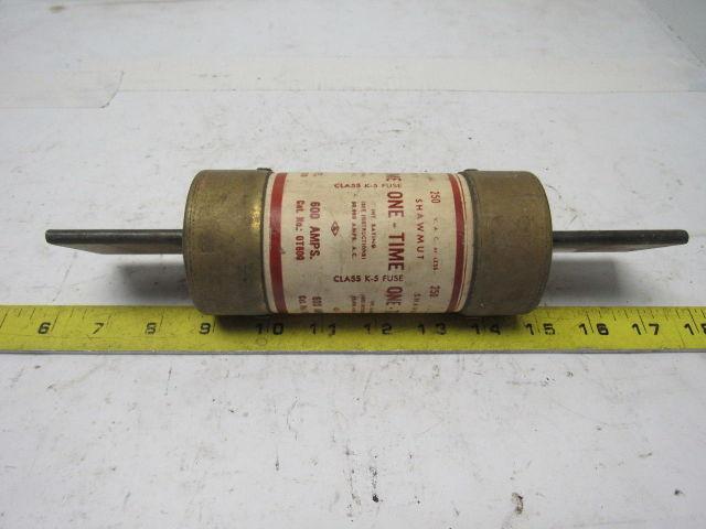 Gould Shawmut OT600 One-Time 600 Amp Fuse 250V Lot of 3