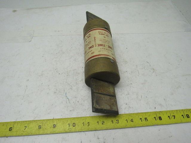 Gould Shawmut OT600 One-Time 600 Amp Fuse 250V Lot of 3