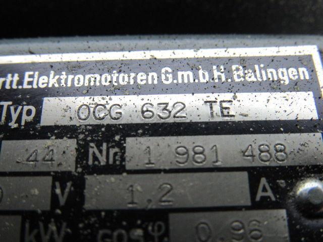 WEG OCG632 TE 220V 1.2A 2700RPM 1PH Electric Gear Motor