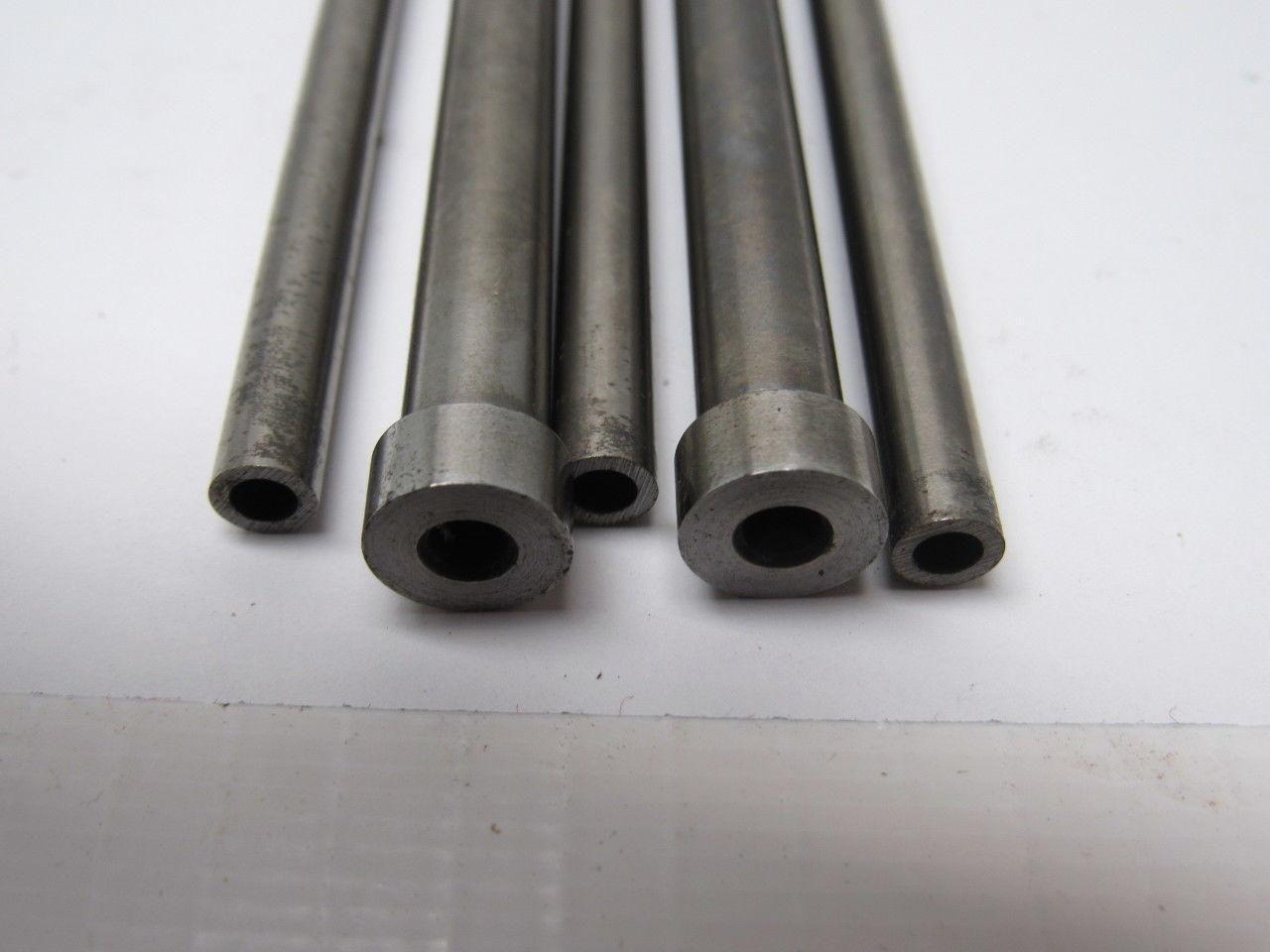 PCS .1340" X 12.180" Plastic Injection Mold Ejector Sleeve W/Shoulder