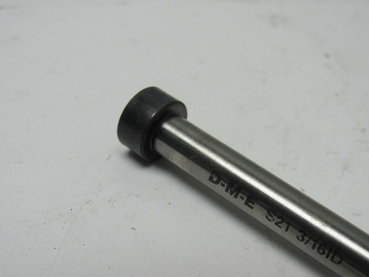 DME S21M12 Plastic Injection Mold Ejector Sleeve 3/16" ID X 12"