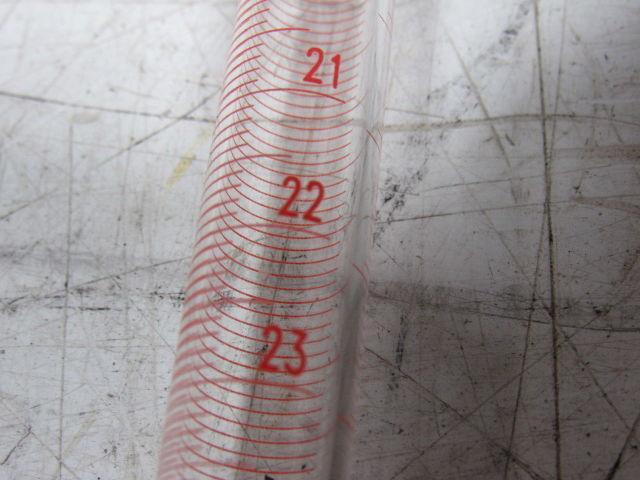 PYREX 2103 50 34543-23 Glass 50mL Burette No Stopcock Plug Graduated Laboratory
