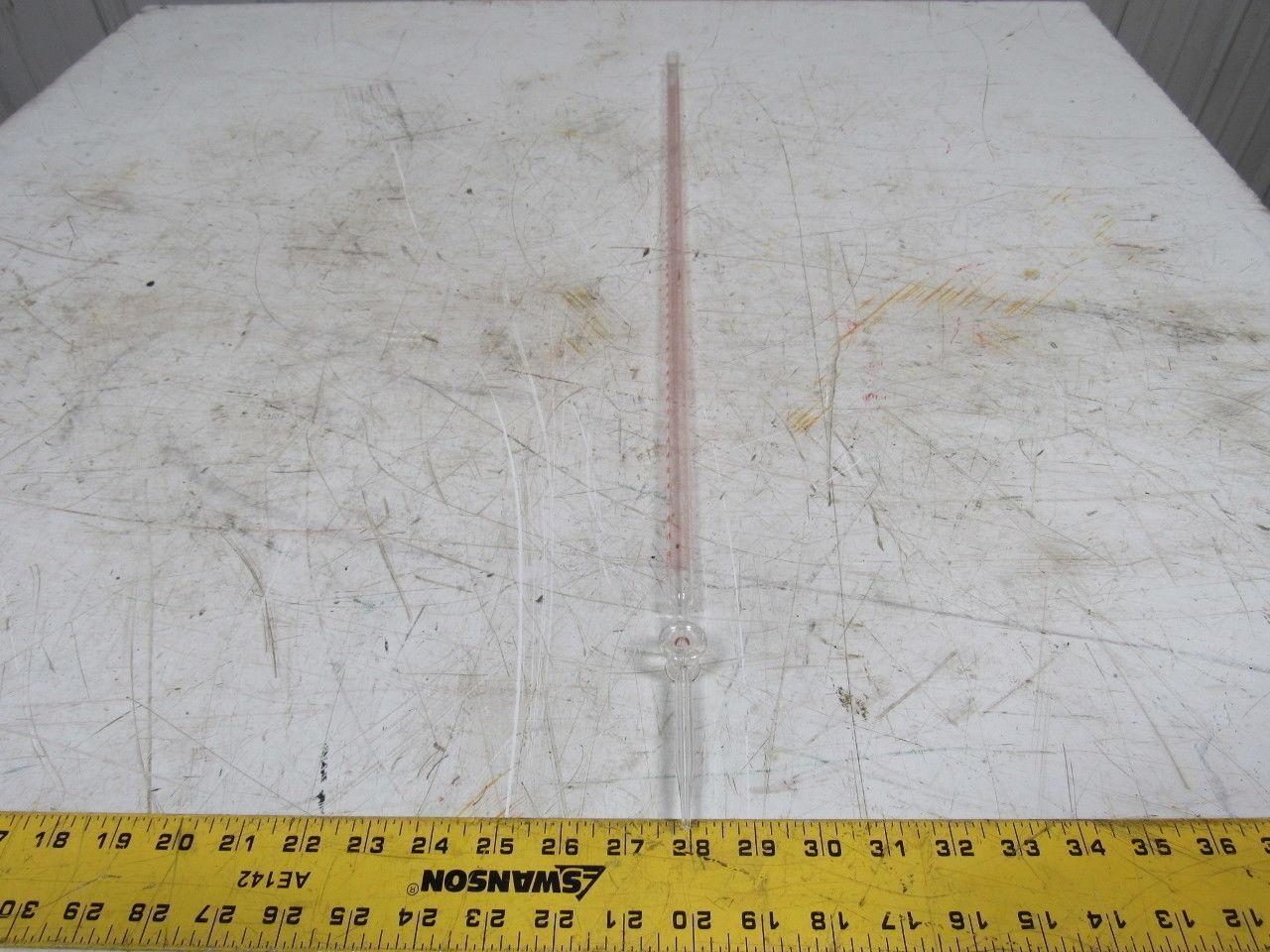 PYREX 2103 50 34543-23 Glass 50mL Burette No Stopcock Plug Graduated Laboratory